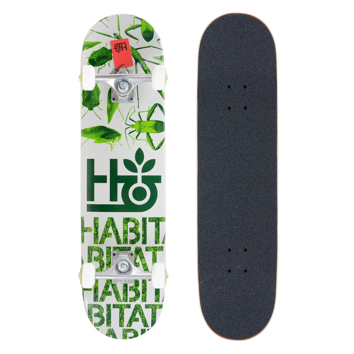 Habitat Insecta Green Complete Skateboard 7.75