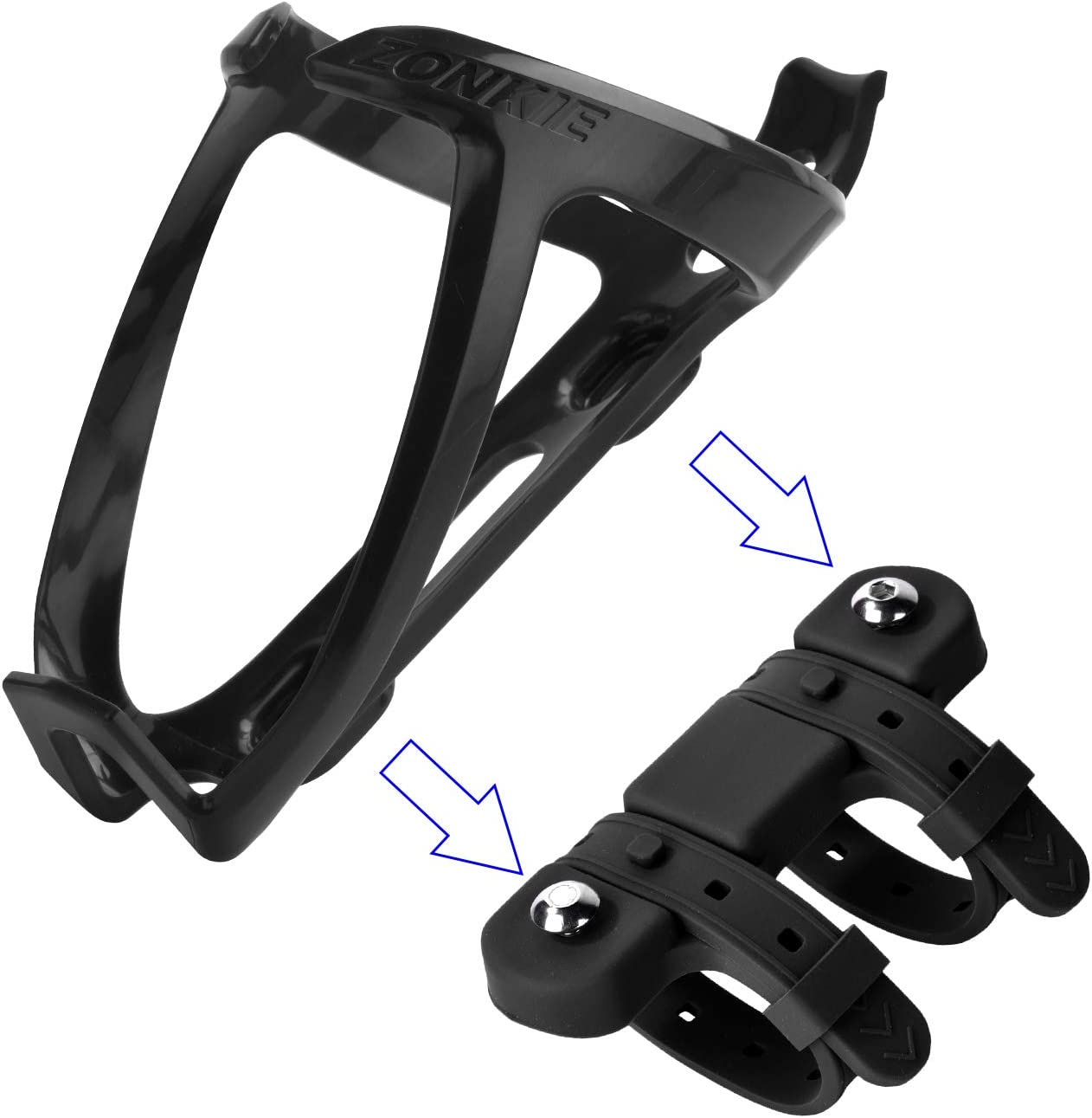 ZONKIE Water Bottle Cage & Mount