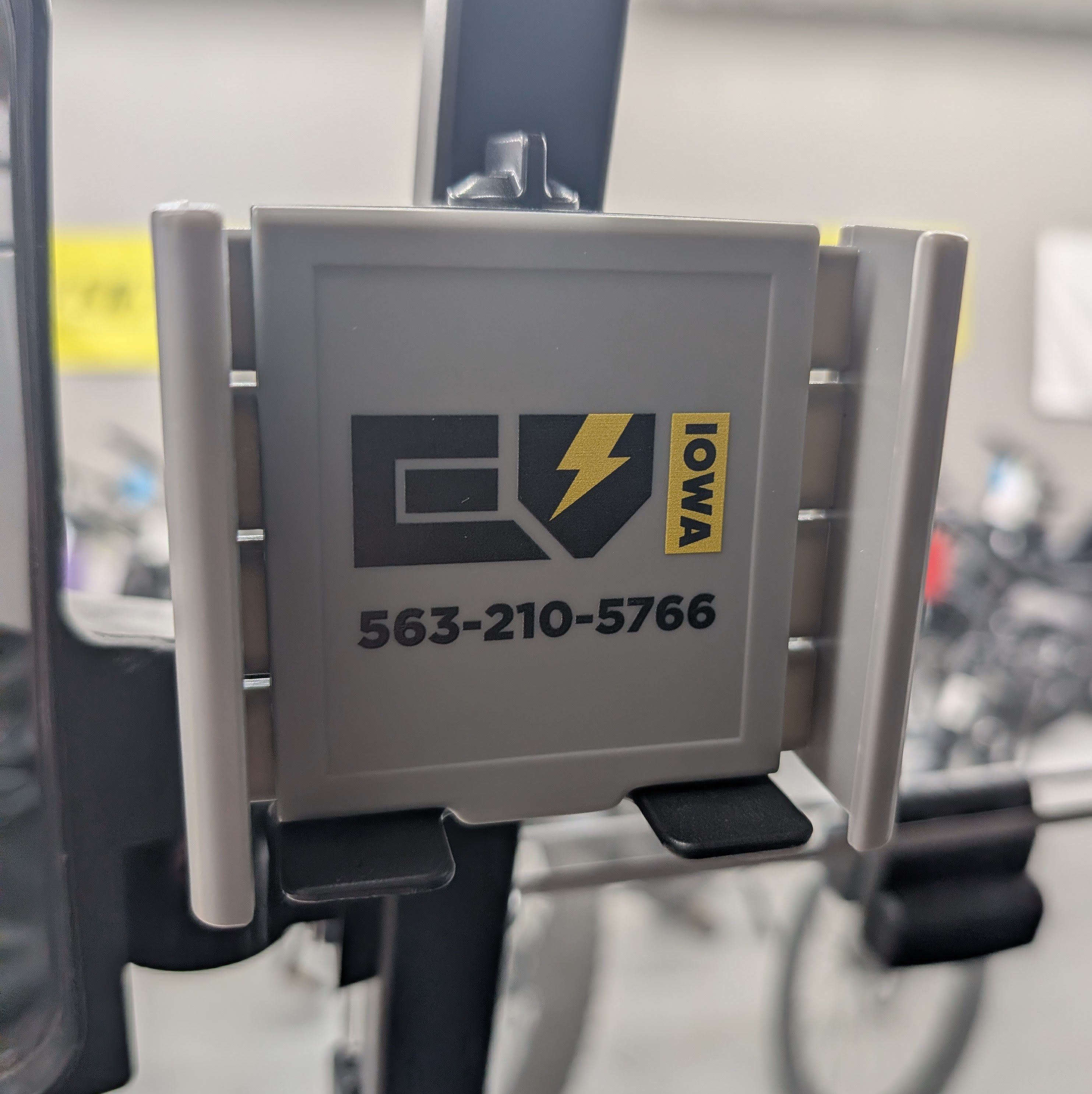 Golf Cart Phone Mount - EVI Logo