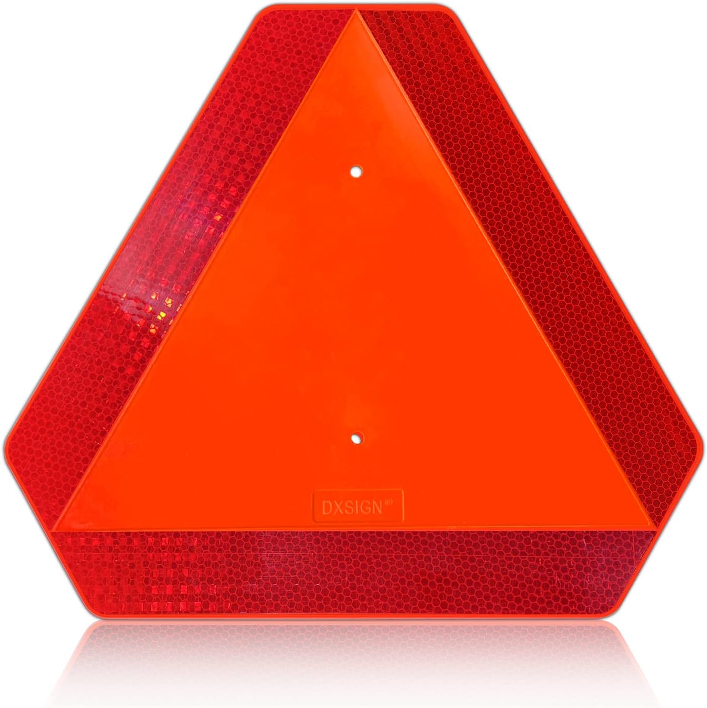 Golf Cart Rear Reflector Triangle Hazard Sign